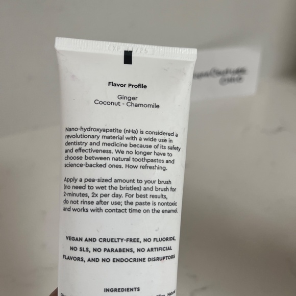 Boka Coco Ginger Natural Toothpaste,Nano-hydroxyapatite for strong teeth whiten - Picture 3 of 4